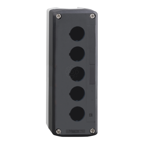 Imagem de Estacao de controlo vazia - xal-d - plastico - 5 aberturas horizontais