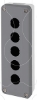 Imagem de Estacao de controlo vazia - xal-d - plastico - 5 aberturas horizontais