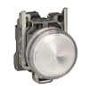 Imagem de Sinalizador led - branco 24vca/cc c/ aro fix met