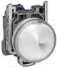 Imagem de Sinalizador led - branco 24vca/cc c/ aro fix met