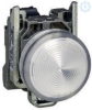 Imagem de Sinalizador led - branco 24vca/cc c/ aro fix met