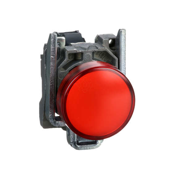 Imagem de Sinalizador led - vermelho 24vca/cc c/ aro fix met