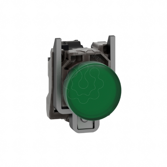 Imagem de Sinalizador led - verde 230...240vca c/ aro fix met