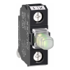 Imagem de Bloco luminoso Harmony XALD XALK branco para cabeca 22mm LED universal montagem na parte de tras do involucro 230...240V AC