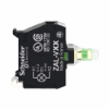 Imagem de Bloco luminoso Harmony XALD XALK branco para cabeca 22mm LED universal montagem na parte de tras do involucro 24V AC/DC