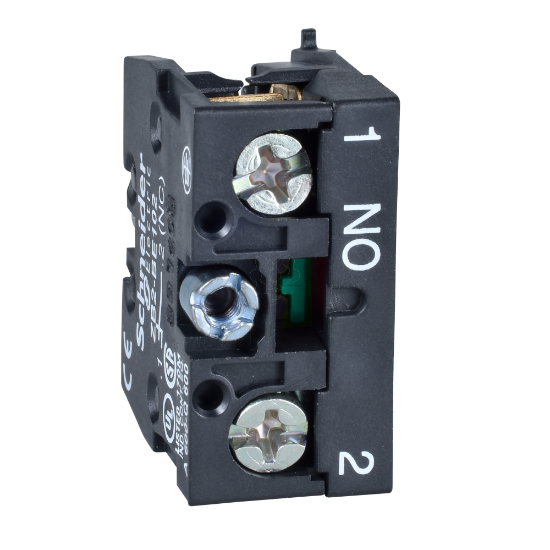 Imagem de Bloco de contacto zb2 - spring return - 1 no - lento-break/staggered - front mounting