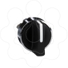 Imagem de Cabeca de interruptor selector - 2 posicoes - o 22 - preta