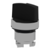 Imagem de Cabeca de interruptor selector - 2 posicoes - o 22 - preta