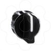 Imagem de Cabeca de interruptor selector - 3 posicoes - o 22 - preta