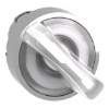 Imagem de Cabeca de interruptor selector iluminada - 2 posicoes - o 22 - branca