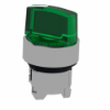 Imagem de Cabeca de interruptor selector iluminada - 2 posicoes - o 22 - verde