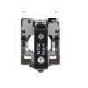 Imagem de Montagem completa do corpo/bloco luminoso Harmony XB4 metal branco LED universal corpo/colar de fixacao 24V AC/DC