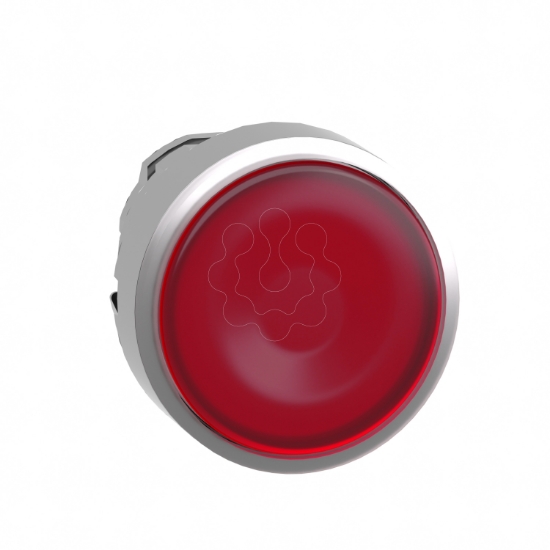 Imagem de Cabeca de botao de pressao iluminada - o 22 - vermelha