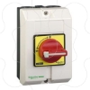 Imagem de interruptor seccionador principal paragem de emergencia em caixa 3P 10A