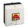 Imagem de interruptor seccionador principal paragem de emergencia em caixa 3P 50A