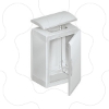 Imagem de Floor standing encl. polyester vers.PLAT open top w/ canopy 1250x1250x620 IP44