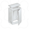 Imagem de Caixa poliester vers.PLAZT c/rodape aberto+dossel 1250x1250x420 IP44