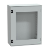 Imagem de Caixa poliéster monobloco IP66 - 530x430x200mm porta envidraçada
