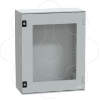 Imagem de Caixa poliéster monobloco IP66 - 530x430x200mm porta envidraçada