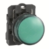 Imagem de Sinalizador led - verde 230...240vca c/ aro fix plastico