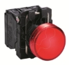 Imagem de Sinalizador led - vermelho 24vca/cc c/ aro fix plastico