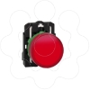 Imagem de Sinalizador led - vermelho 24vca/cc c/ aro fix plastico