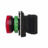 Imagem de Sinalizador led - vermelho 24vca/cc c/ aro fix plastico