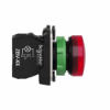 Imagem de Sinalizador led - vermelho 24vca/cc c/ aro fix plastico