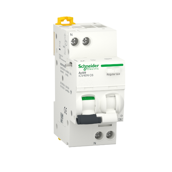 Imagem de Acti9 iCV40N - disjuntor diferencial - 1P+N - 16 A - C - 6000A - 300mA - tipo A