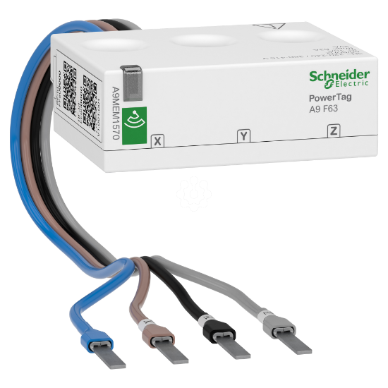Imagem de Sensor de energia sem fios PowerTag Universal a cabos 3P+N