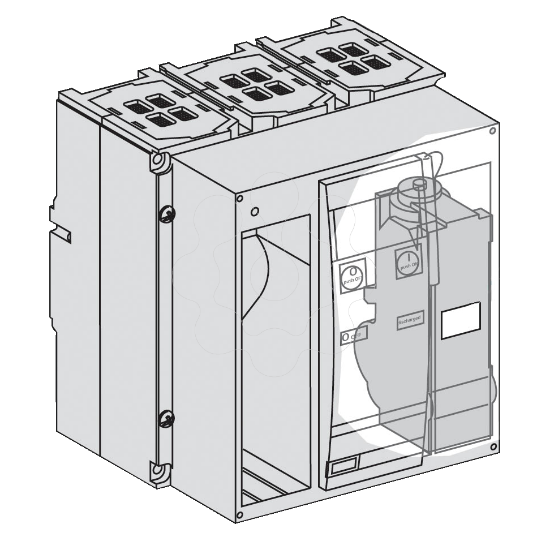 Imagem de Disjuntor Compact NS800N Ext - 800 A - 4P - fixo - sem rele