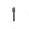 Imagem de Pedestal, Evlink Pro AC para 2 postos de carregamento