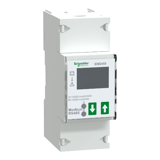 Imagem de iEM2455 contador monofasico modular - 230V - 100A com comunicacao Modbus