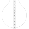 Imagem de Placa de designação, com símbolo de alta voltagem, vertical, largura dos terminais: 12,2 mm, amarelo
