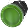 Imagem de Sinalizador luminoso 22mm redondo metal alto brilho ambar lente plano