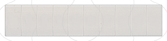 Imagem de Placa de designação, frente, com 61-70, vertical, largura dos terminais: 5,2 mm