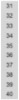 Imagem de Placa de designação, frente, com 1-10, horizontal, largura dos terminais: 8,2 mm