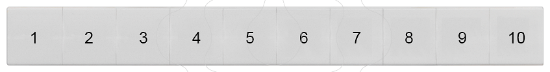 Imagem de Placa de designação, frente, com 41-50, horizontal, largura dos terminais: 5,2 mm