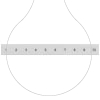 Imagem de Placa de designação, frente, com 41-50, horizontal, largura dos terminais: 5,2 mm