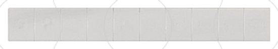 Imagem de Placa de designação, plana, horizontal e vertical, largura dos terminais: 16,2 mm