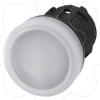 Imagem de Sinalizador luminoso 22mm redondo metal alto brilho transparente lente plano