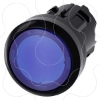 Imagem de Botao de pressao 22mm redondo plastico azul