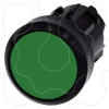 Imagem de Botão de pressão, 22mm, redondo plástico, verde, inscrição: I, botão de pressão