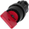 Imagem de Interruptor de chave O.M.R 22mm redondo plastico azul retirada da chave I+O+II