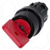Imagem de Interruptor de chave O.M.R 22mm redondo plastico azul retirada da chave I+O+II