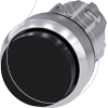 Imagem de Botão de pressão, 22mm, redondo, metal, alto brilho, vermelho, botão de comando