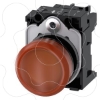 Imagem de Sinalizador luminoso 22mm redondo plastico vermelho lente plano 110V CA