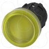 Imagem de Sinalizador luminoso 22mm redondo plastico verde lente plano