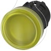 Imagem de Sinalizador luminoso 22mm redondo plastico verde lente plano