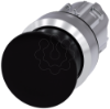 Imagem de Botão cogumelo, 22mm, redondo, metal, brilhante, vermelho, 30mm